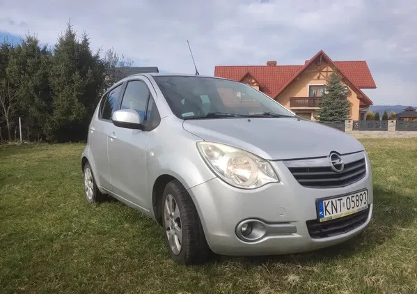 małopolskie Opel Agila cena 16250 przebieg: 120000, rok produkcji 2008 z Krasnystaw